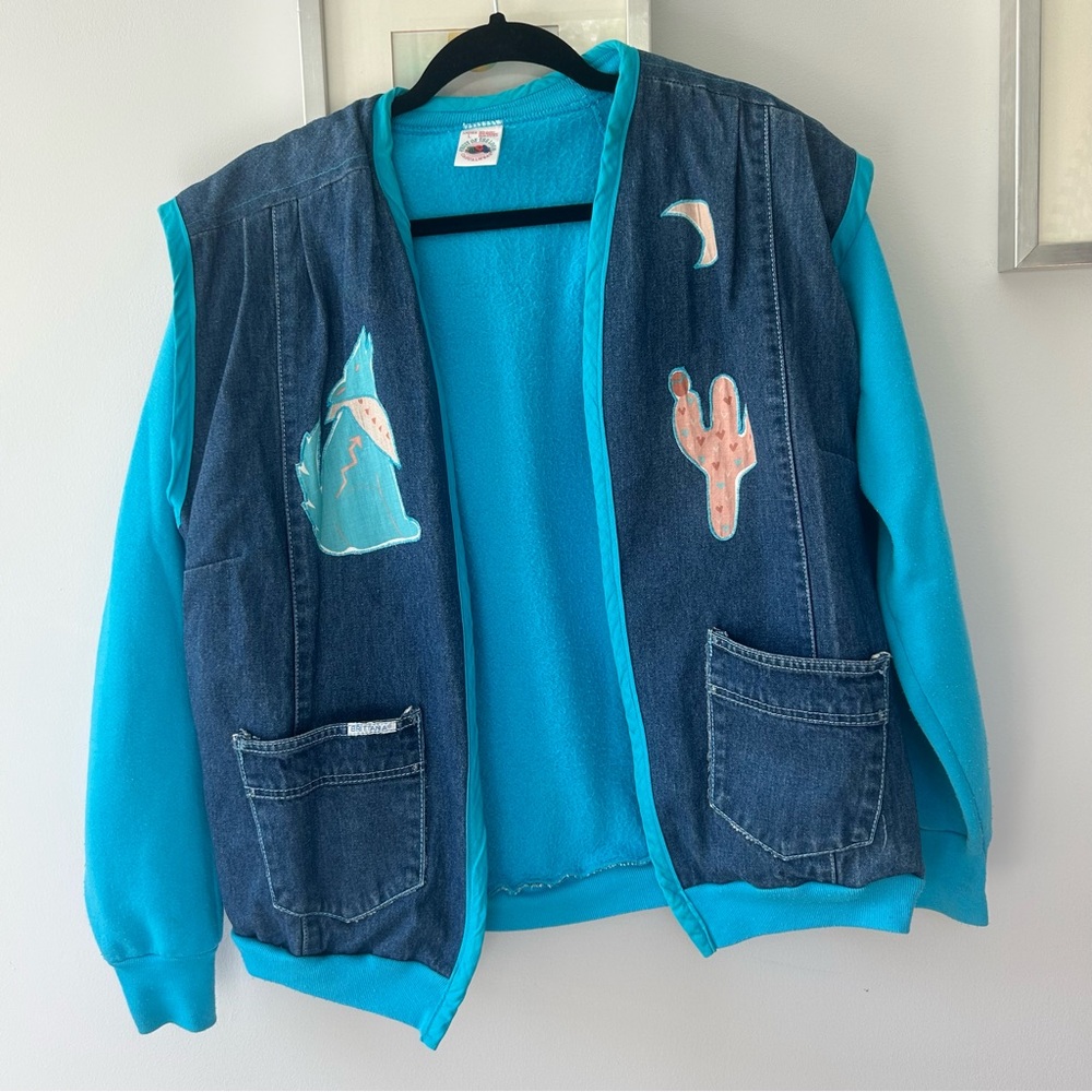 Fruit of the Loom Blue Denim Vest